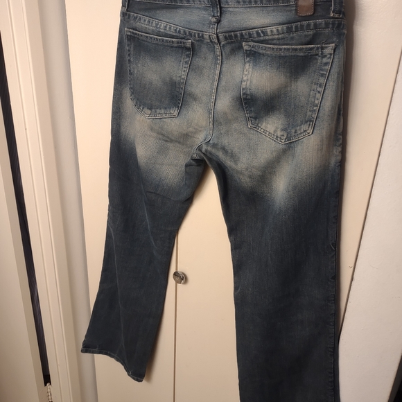 Mossimo Denim jeans, 34x34, dark wash w/ fade - Picture 6 of 12